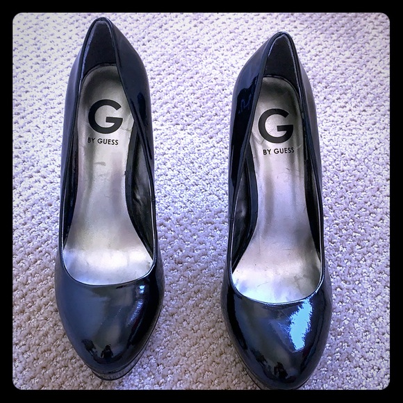 g by guess black heels